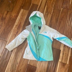 North face size 5 girls 2 in 1 coat